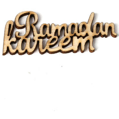 Cliths Pack of 15 Eid Ramadan Kareem Wooden Decor Islamic DIY Party Decorations Paintable MDF Craft Set for Muslim Home
