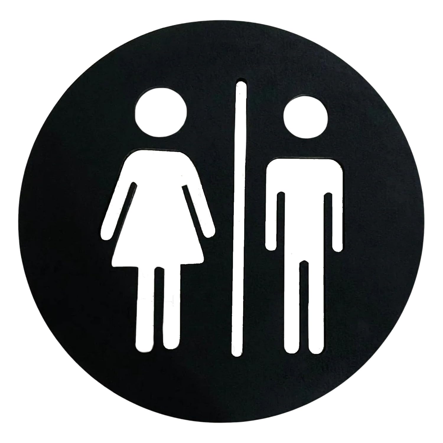 20 cm restroom sign board