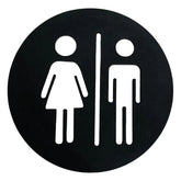 20 cm restroom sign board