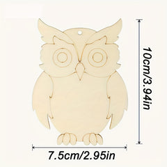 wooden owl home decorations