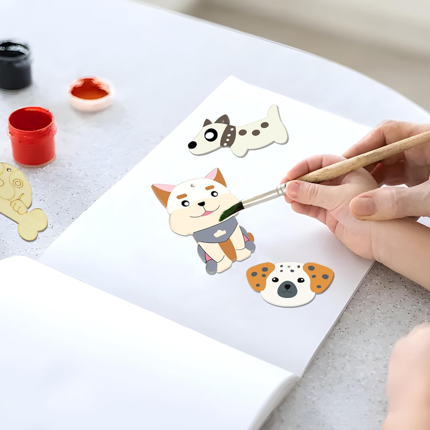 wooden pet silhouette crafts