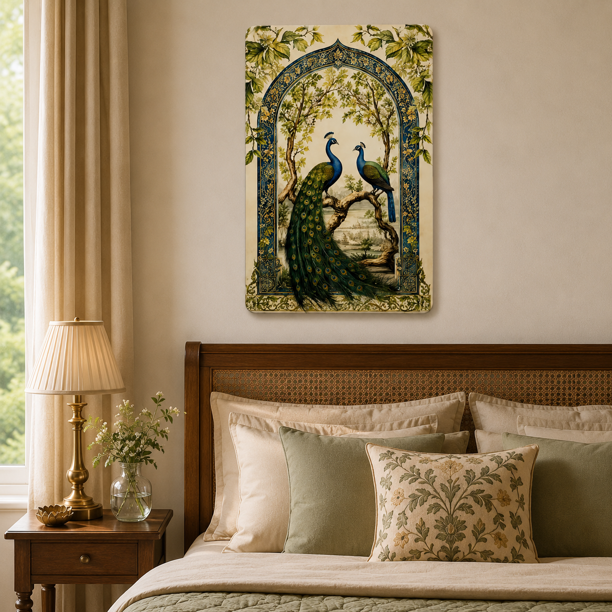 peacock painting for home decoration