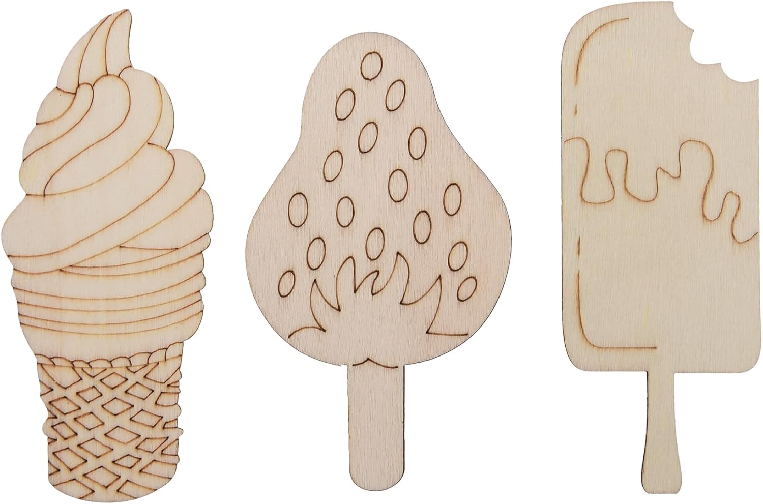 kids art wood cutouts