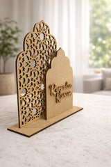 islamic wooden desktop decoration