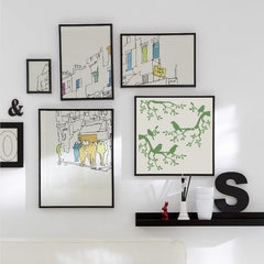 nature theme diy stencil