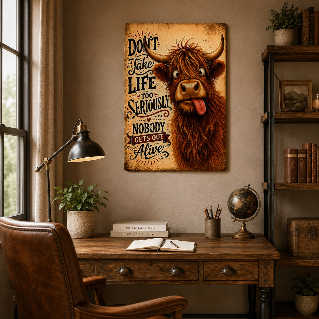 Matte Laminated Wall Hanging