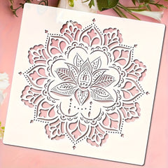 mandala stencil template for wall decoration painting