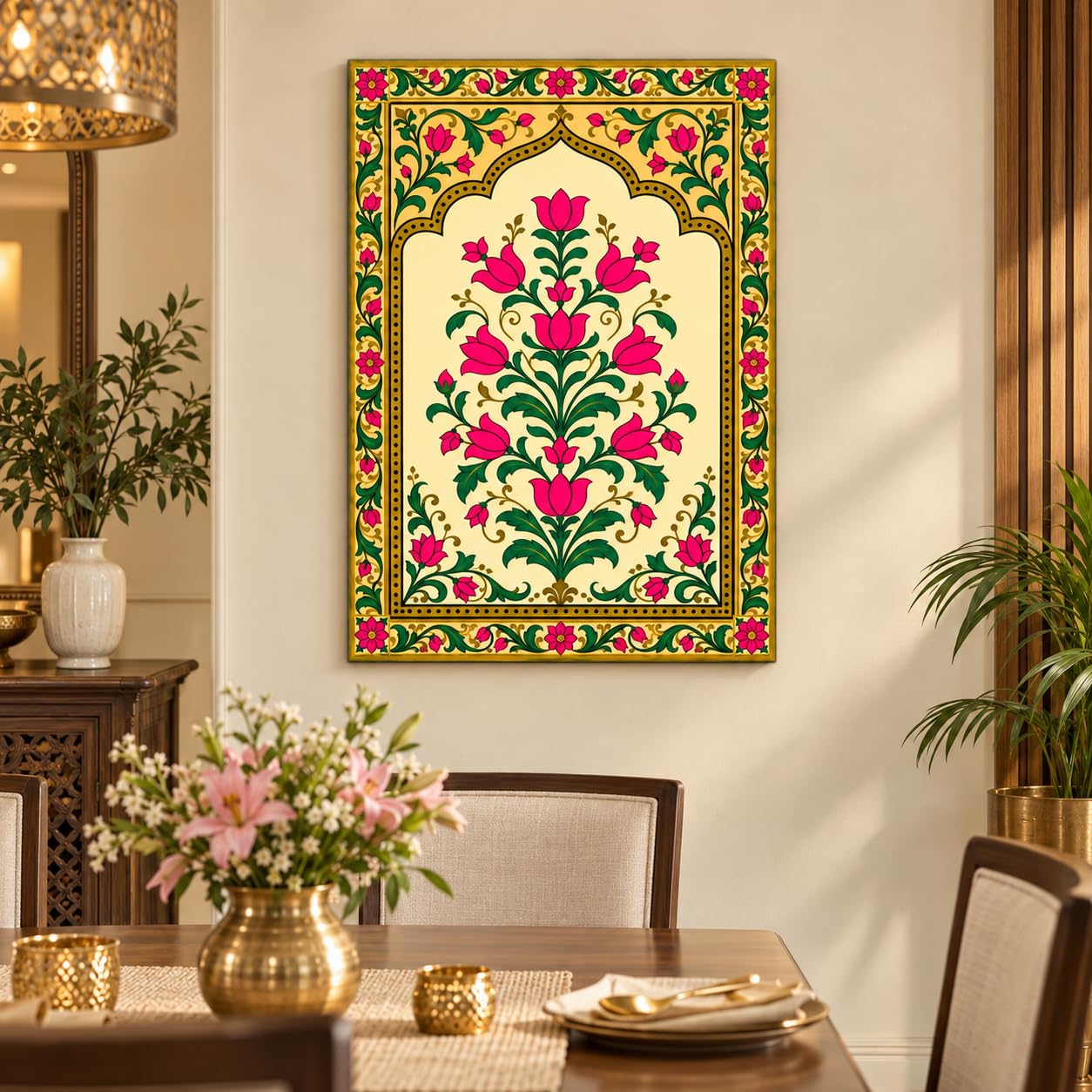 traditional indian wall decor painting