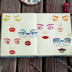 square stencil sheet