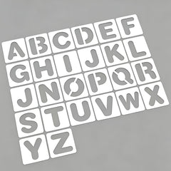 pet plastic alphabet stencil for learning activities