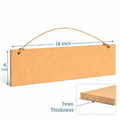 mdf sign board with holes for diy