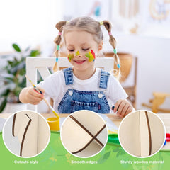 bunny egg wood blank