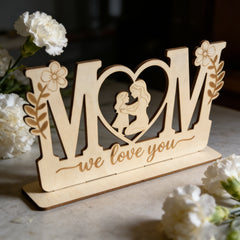 heart shape wooden decor