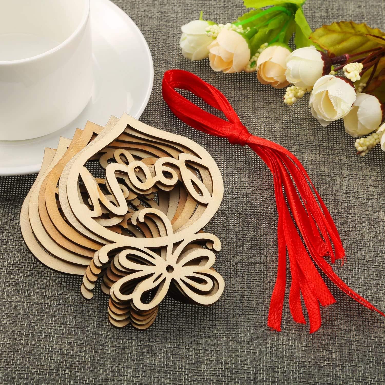 wooden religious christmas decor