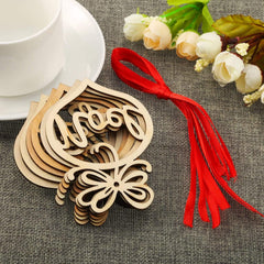 wooden religious christmas decor