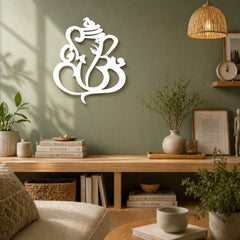 modern ganesh wall art for temple