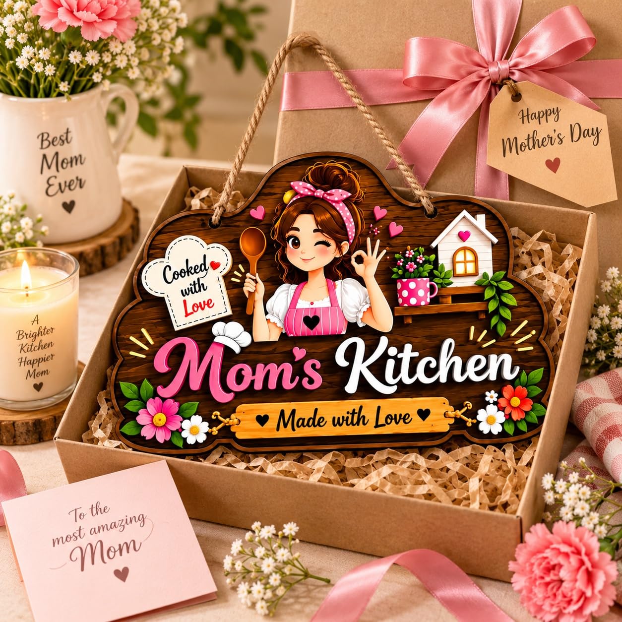 Mom's kitchen wall decor for dining area