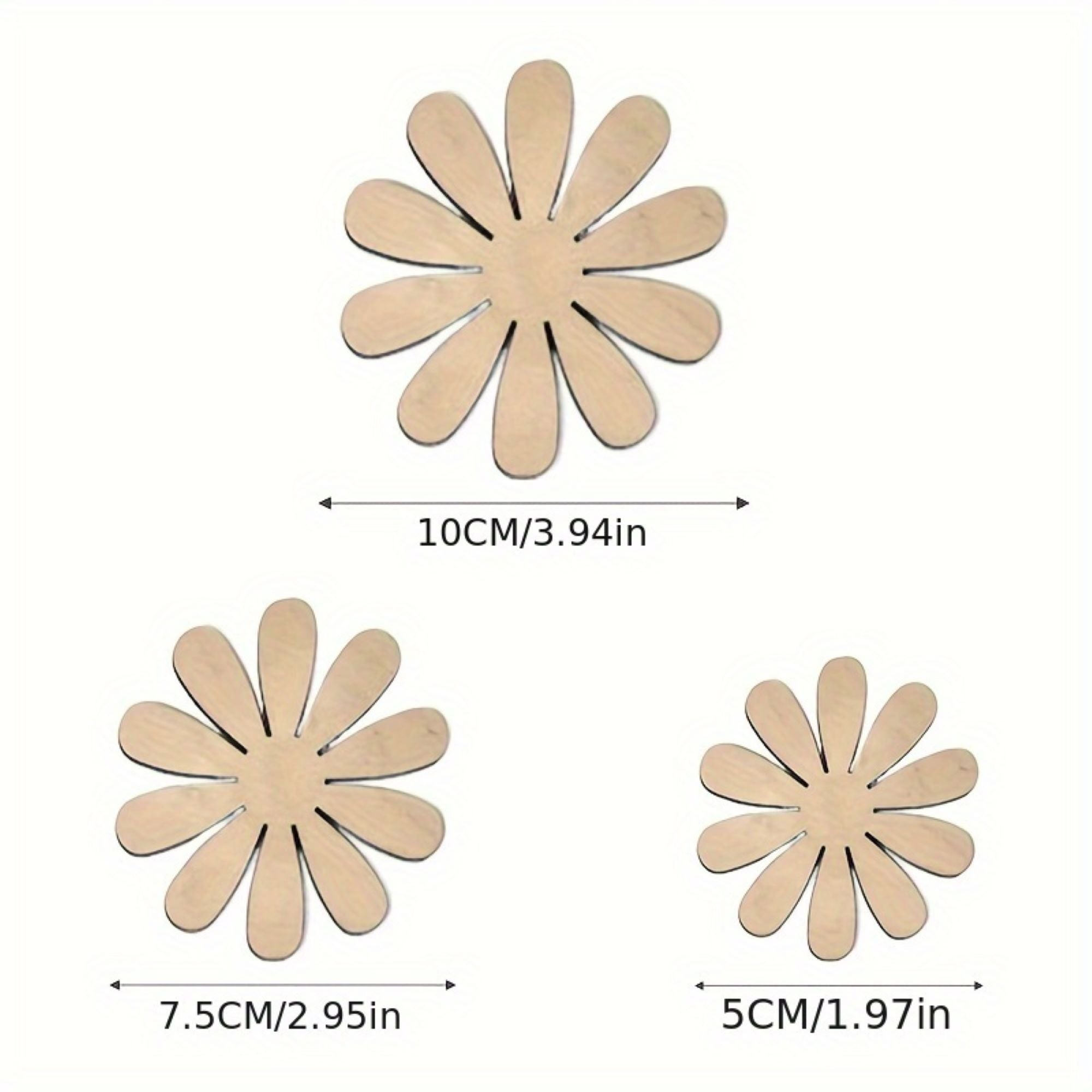 wooden peel and stick decor