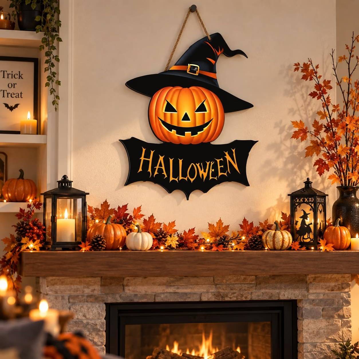 halloween living room wall decoration