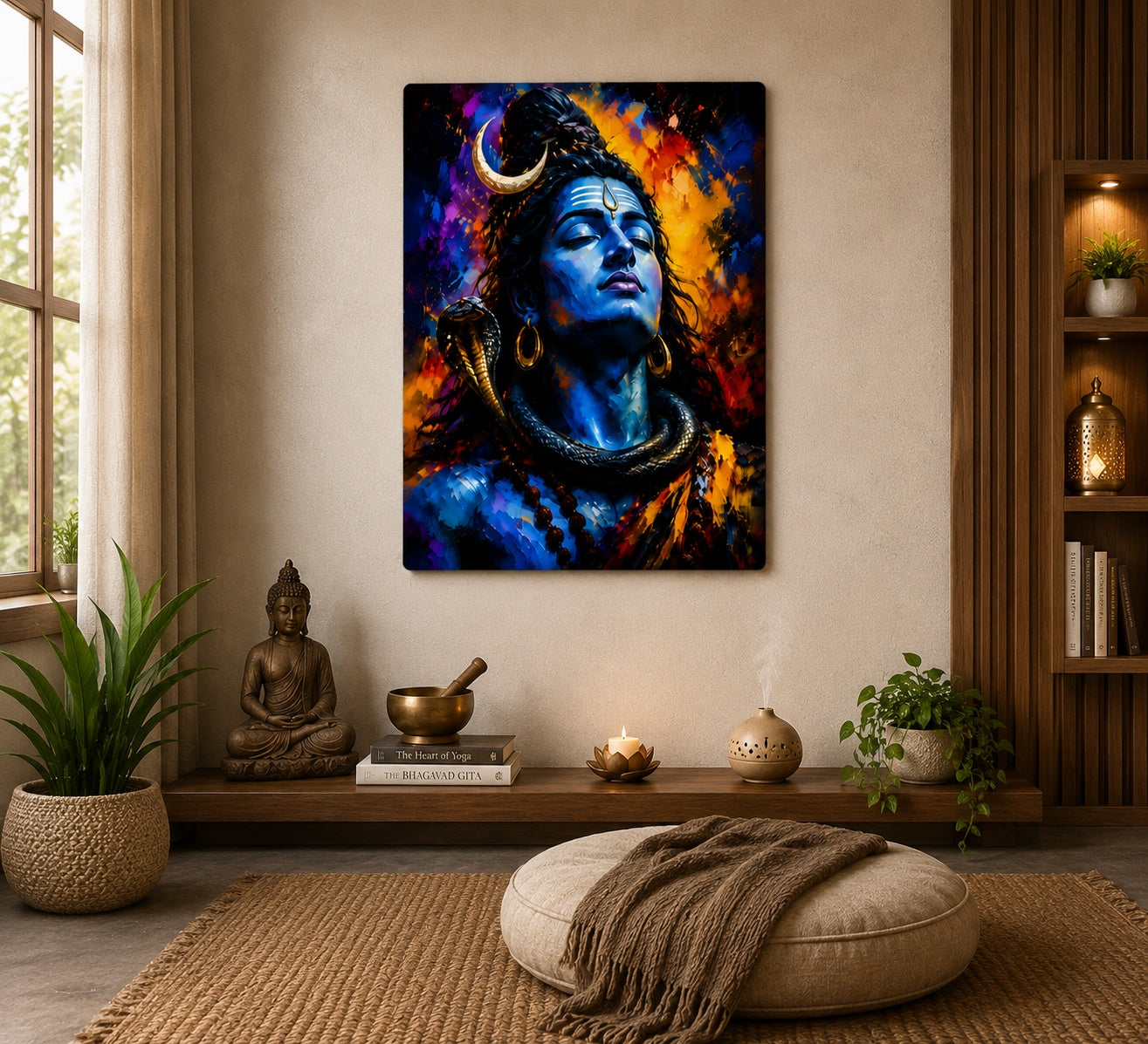 Shiva devotional wall hanging