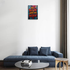 stylish quote wall art for bedroom and office decor