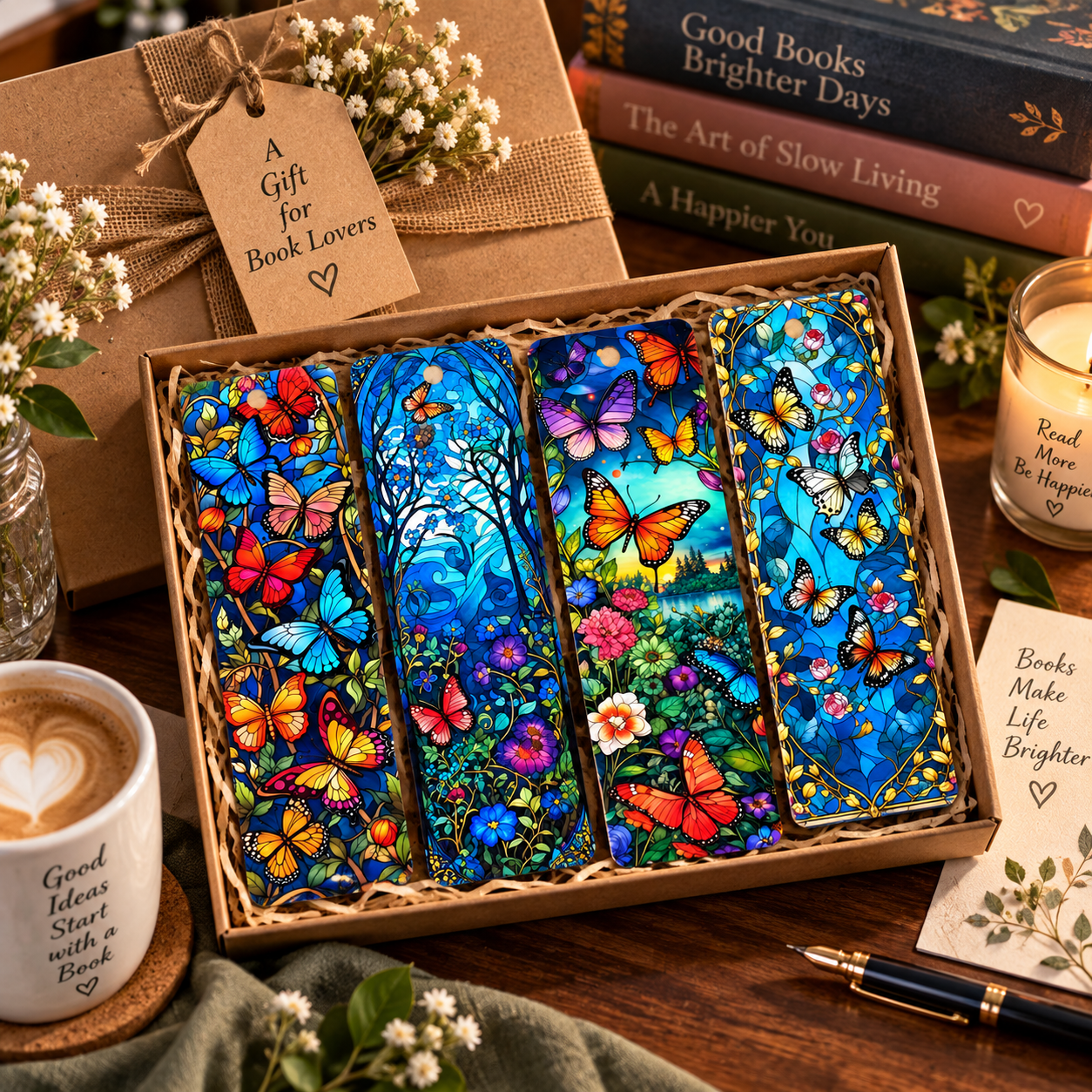 decorative bookmarks for novels and journals