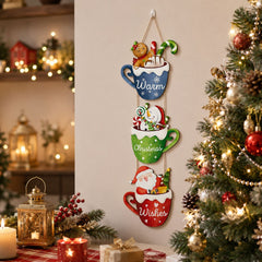 Snowman Christmas door decoration