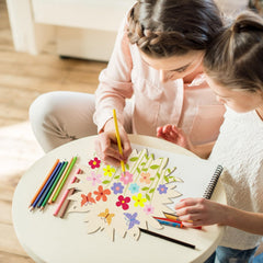 mdf flower shape for crafts