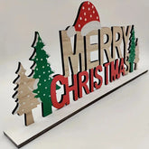 christmas wooden desktop decoration