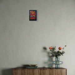 graffiti art wall decor with quote