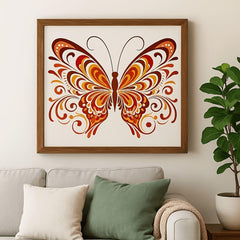 washable butterfly painting stencil for wood projects