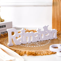 ramadan eid lettering sign