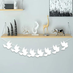 handmade white dove bunting for holy communion party