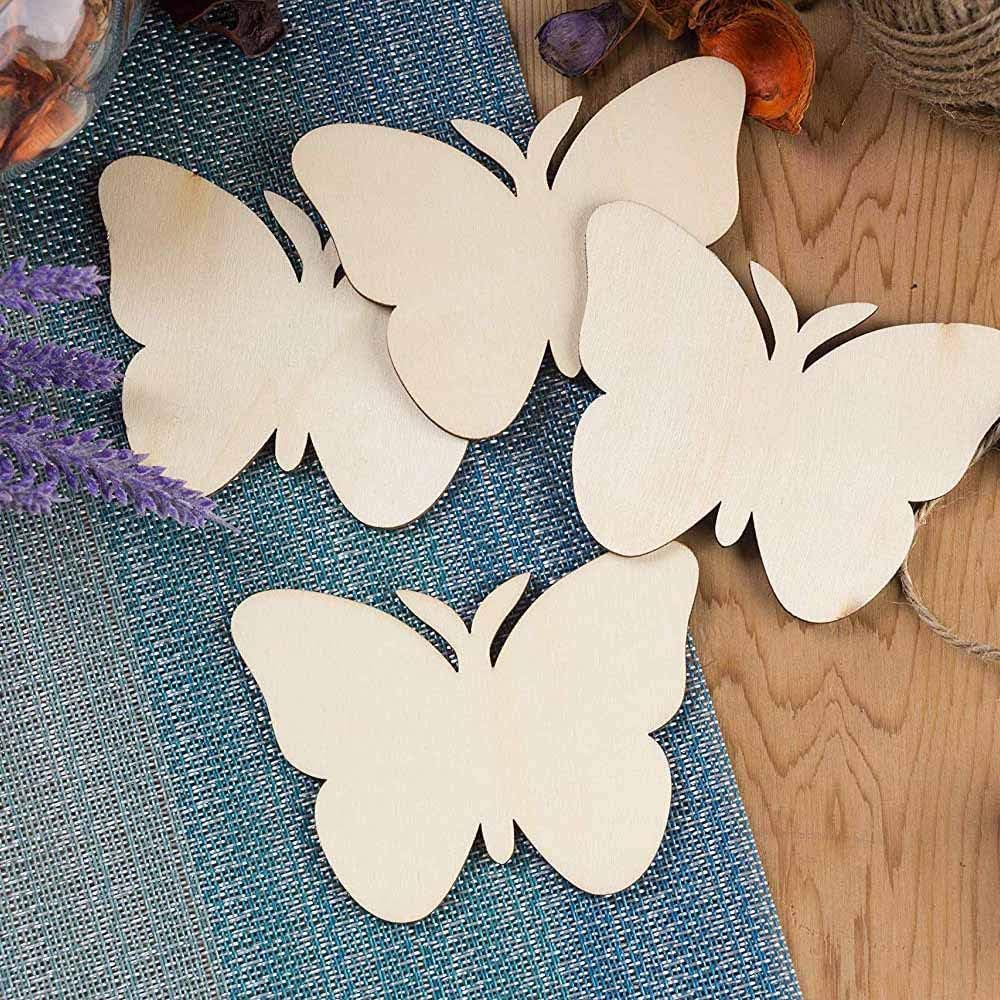 american elm wood butterfly cutouts