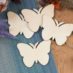 american elm wood butterfly cutouts