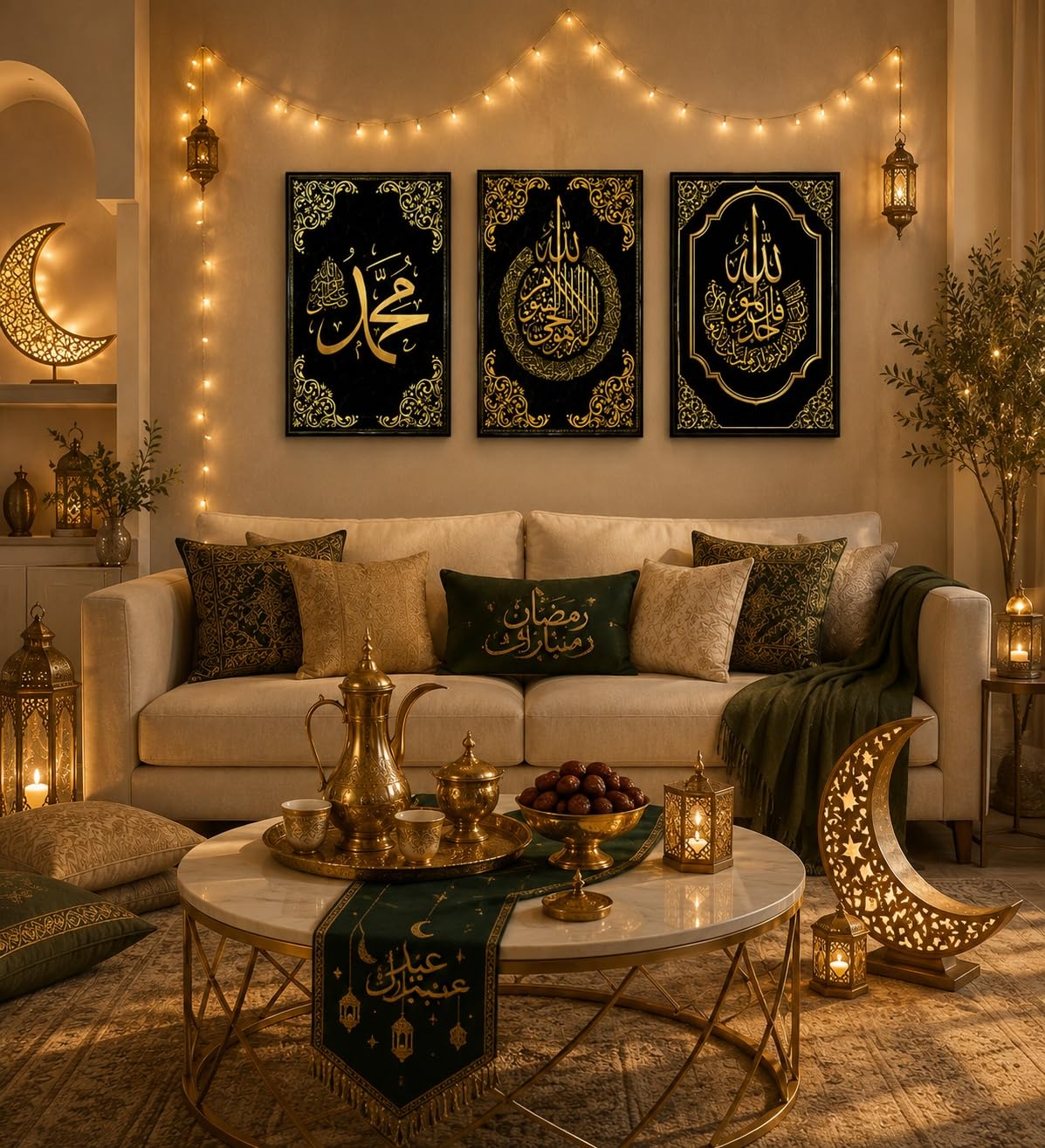 Islamic Wall Painting for Living Room