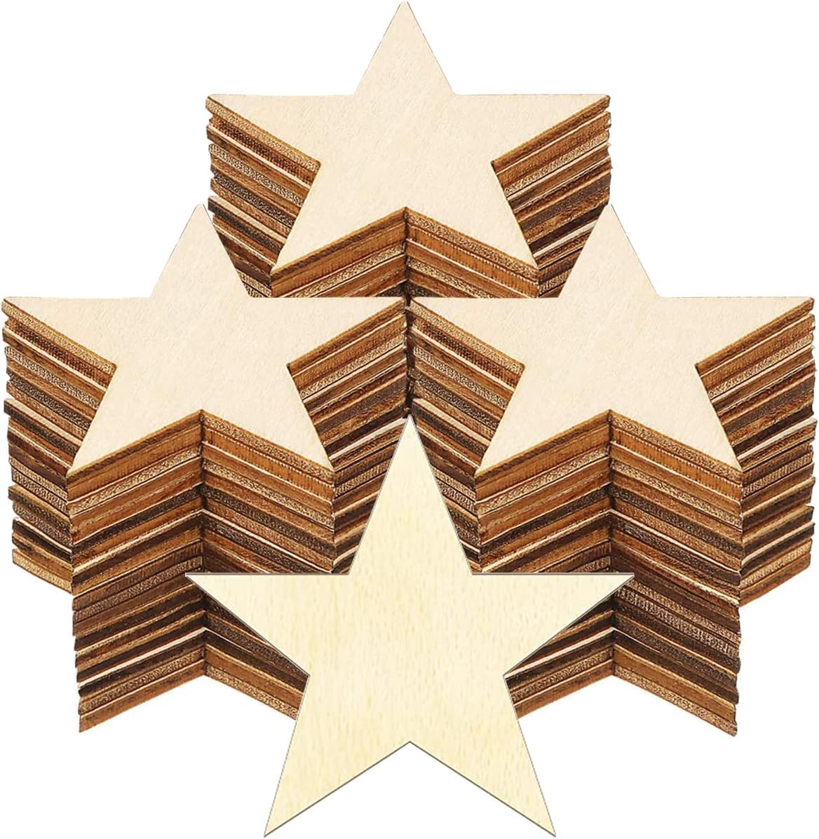 wooden stars unfinished wooden pieces star wood craft star shape mdf cutouts wooden cutouts