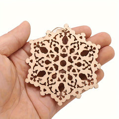 diy wooden snowflake ornaments