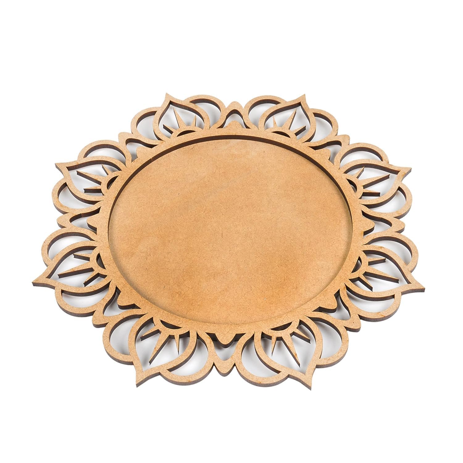 wooden pooja thali decorative mdf pooja thali base