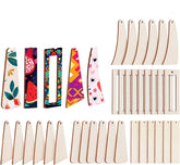 American Elm 60 Pcs Sublimation Wood Earring Blanks Kit 5 Styles MDF Unfinished DIY Jewelry Making Supplies for Women