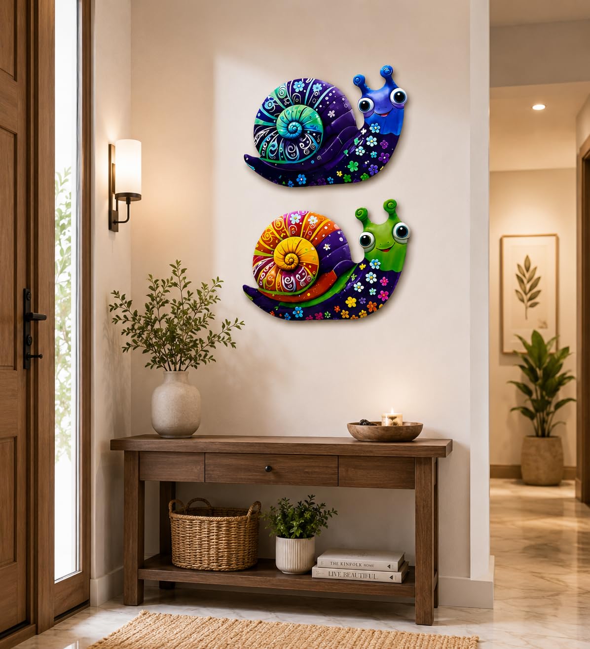 snail wall decor for kids bedroom