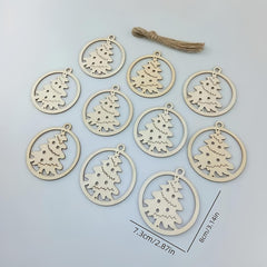 hanging festive decorations 7.6cm