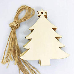 Gold Christmas tree ornament with jute string on a white background