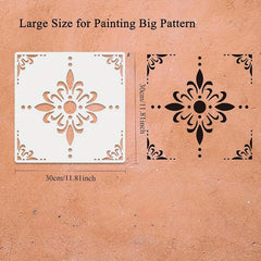 tile pattern stencil for diy projects india