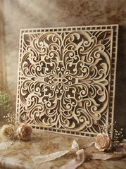 decorative mandala wall hanging wooden