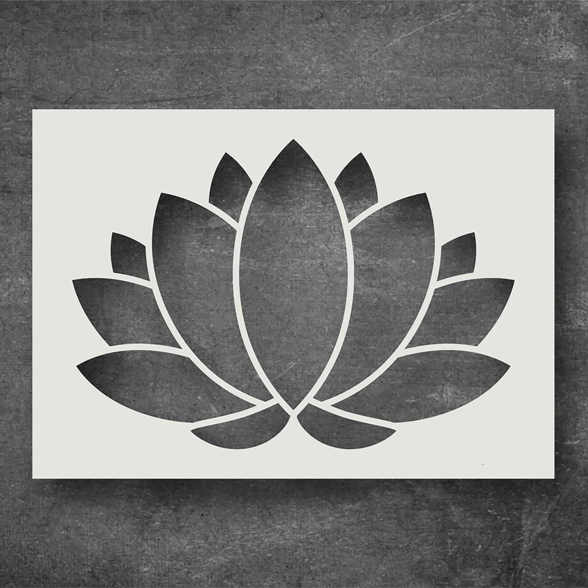 4pc mandala art templates