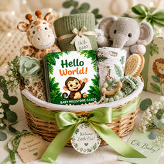 jungle animal baby photo props