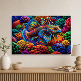 colorful tropical fish wall decor