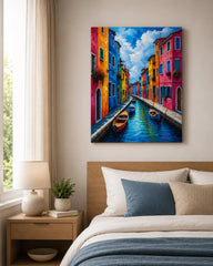 Italy travel themed wall painting