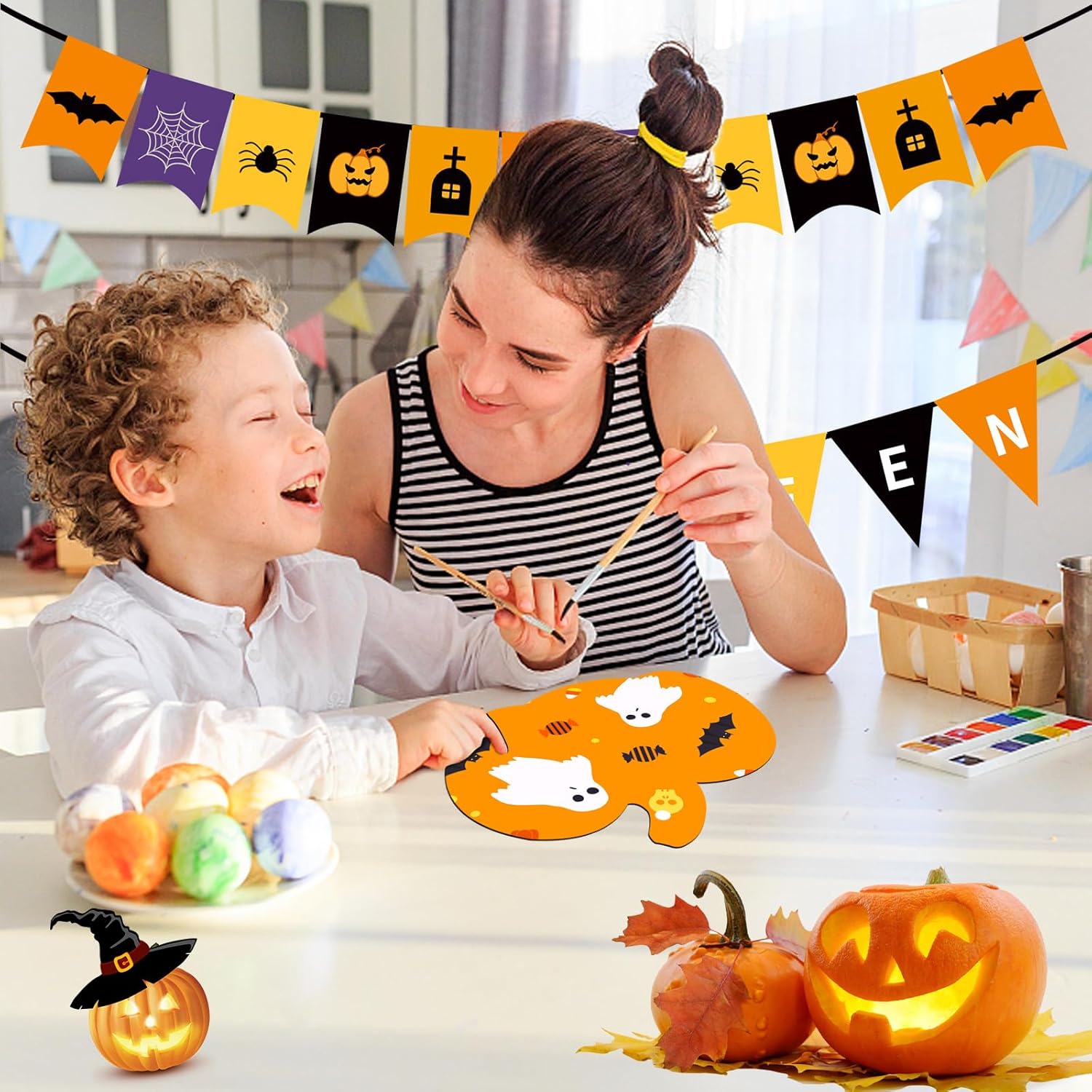 Wooden Pumpkins for Autumn Decor